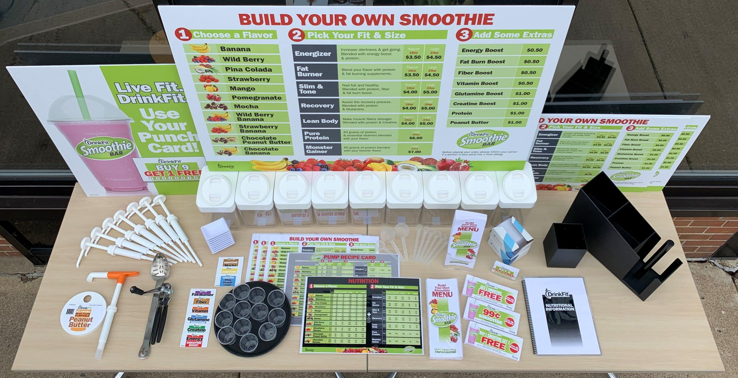 DrinkFit Smoothie Business Full Installation kit