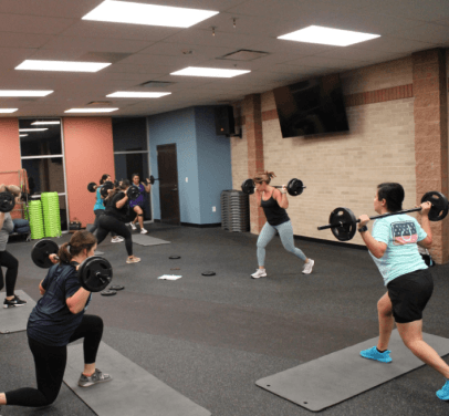 Reeves County Recreation Center weightlifting class