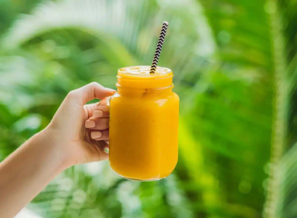 Smoothie mango banana 