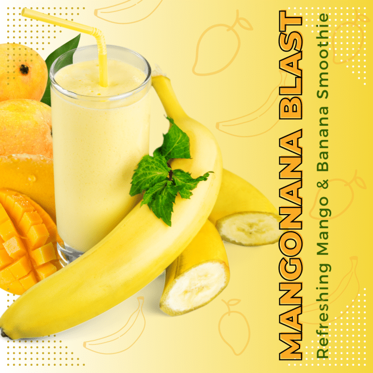 Banana mango smoothie