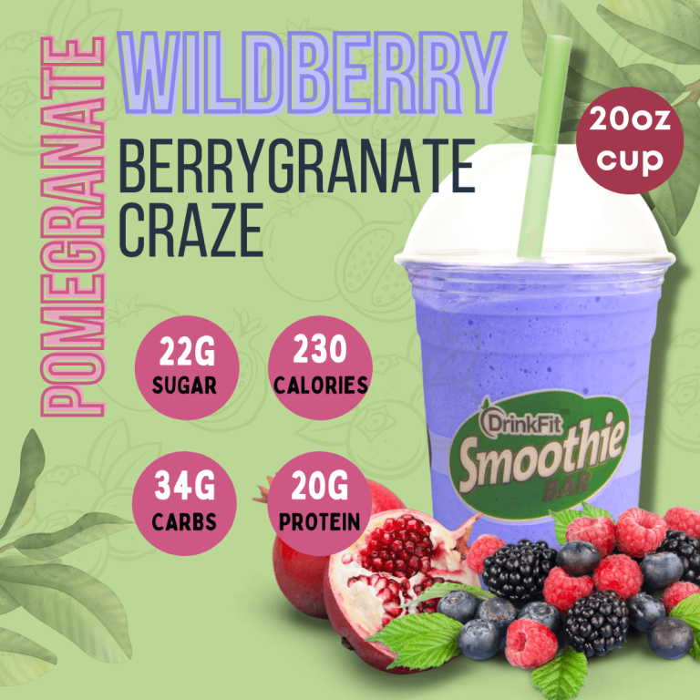 Pomegranate Wildberry Smoothie