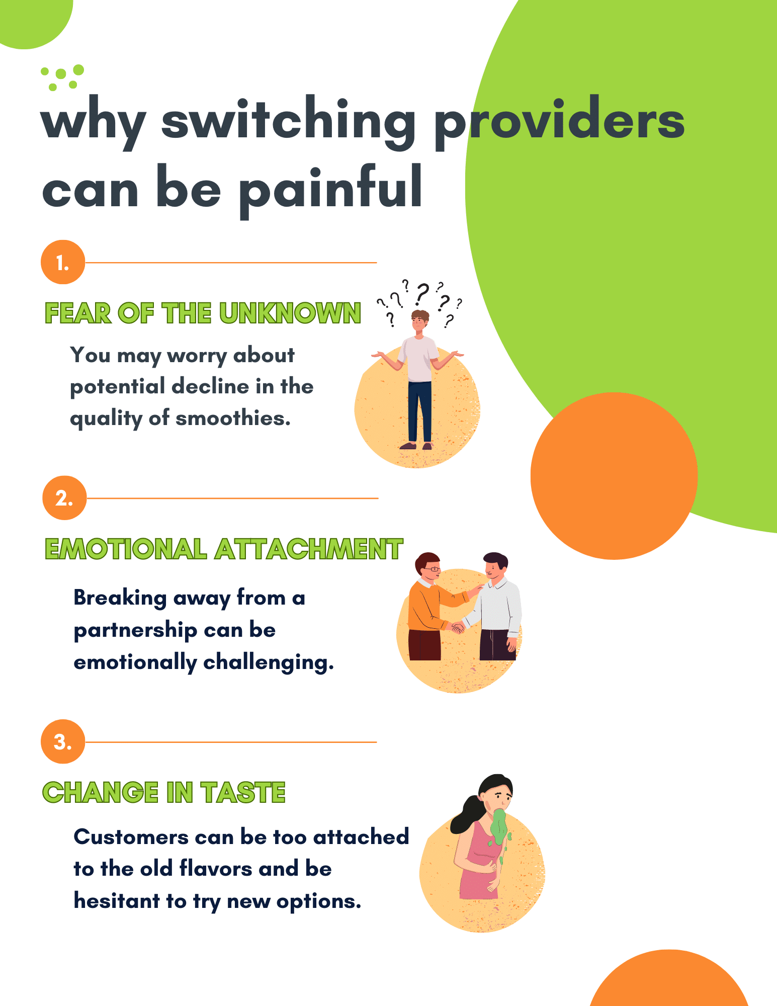 Reasons For Switching Providers