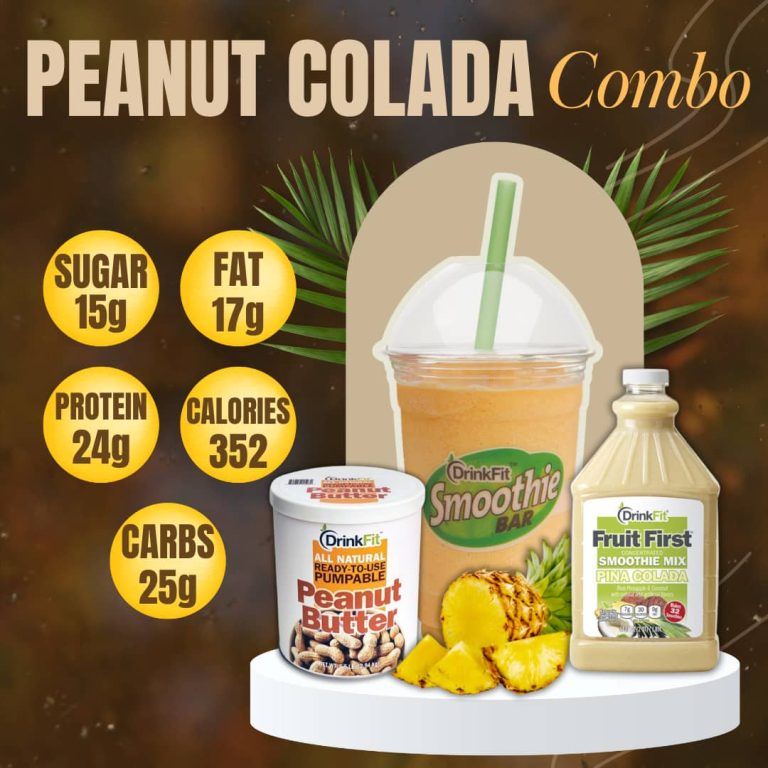 Peanut Colada Combo smoothie